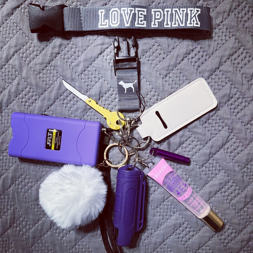 Women’s Essentials Lanyard - Gray/Purple